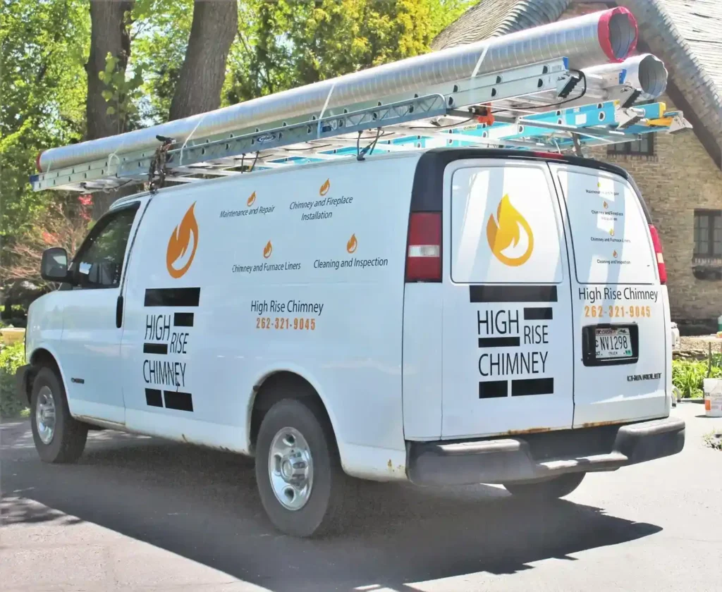 High Rise Chimney Service Vehicle